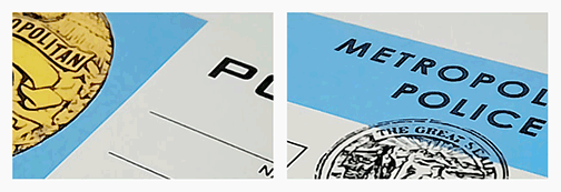 Standard prop police ID card