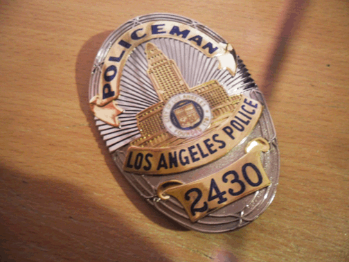 James Reed LAPD badge