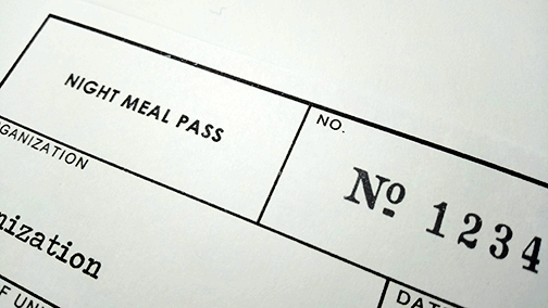 meal card dd714