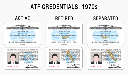 JoySinger's IDs - ATF credentials, 1970s