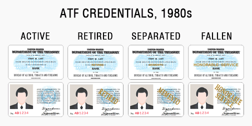 JoySinger's IDs - ATF credentials, 1980s