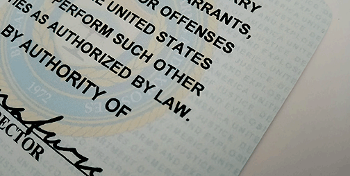 JoySinger's IDs - ATF credentials, modern era