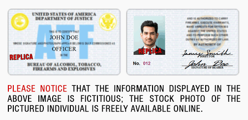 JoySinger's IDs - ATF credentials, modern era