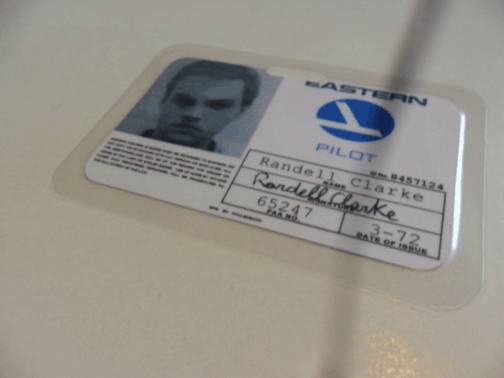 Frank Abagnale fake Eastern pilot ID card