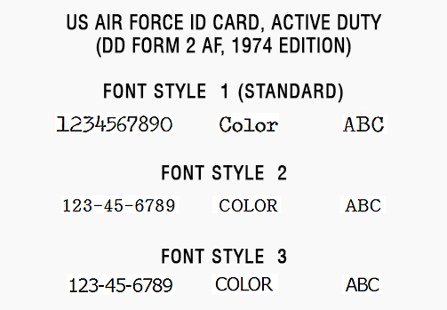 US military ID card, army, air force, marines, coast guard, navy, vietnam, korea, gulf war