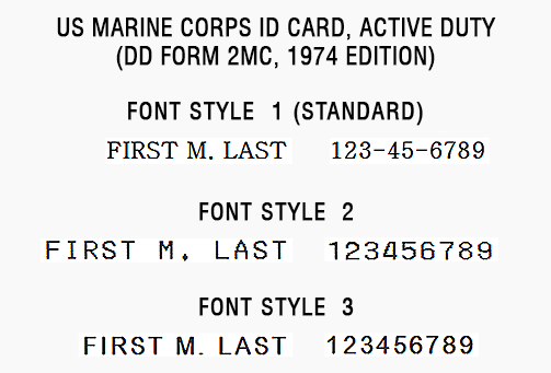 US military ID card, army, air force, marines, coast guard, navy, vietnam, korea, gulf war