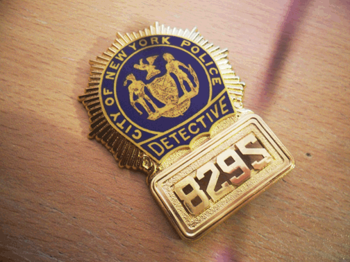 John McClane NYPD badge