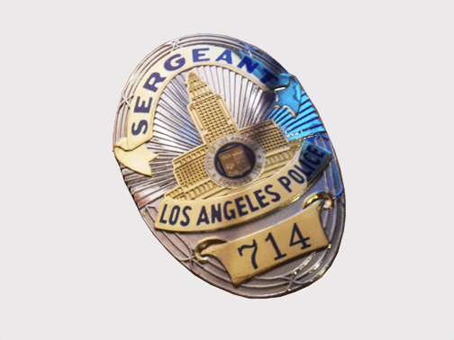 Joe Friday LAPD badge