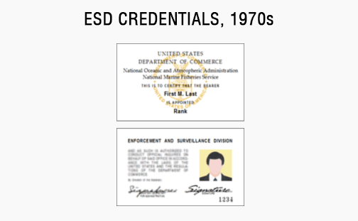 ESD NOAA id card badge credentials