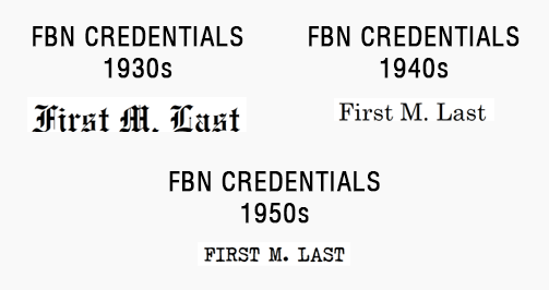 FBN credentials id card badge