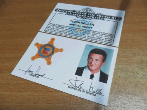 Tobin Keller USSS credentials