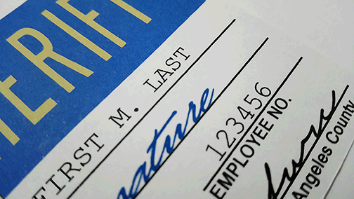 los angeles sheriff deputy auxiliary retired ID card