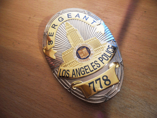 Roger Murtaugh LAPD badge