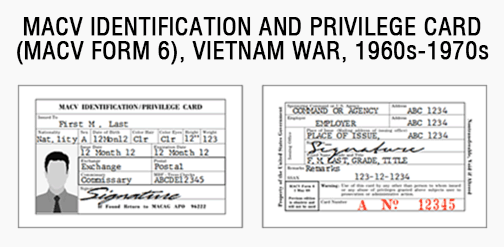 MACV id card