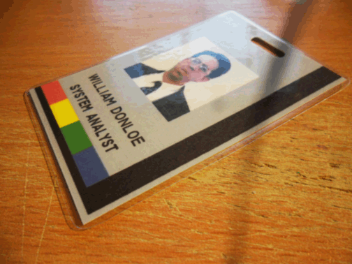 William Donloe black vault access card