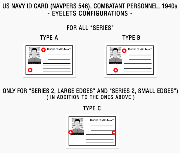 ww2 us navy id card