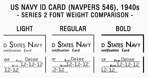 ww2 us navy id card