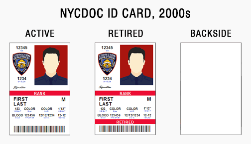 new york police ID card