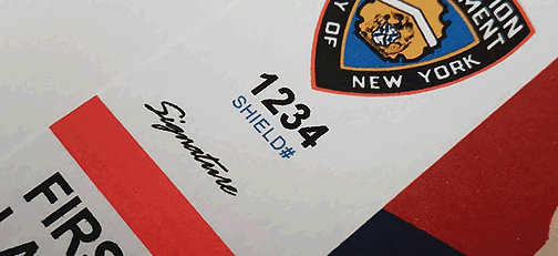 new york police ID card