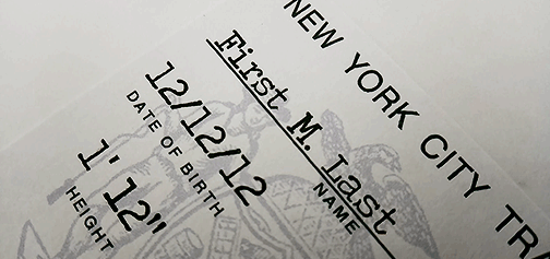 new york police ID card