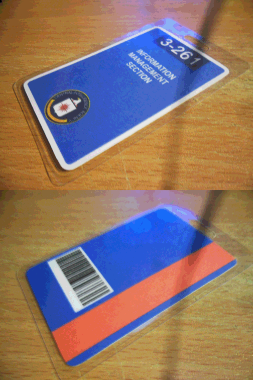 CIA Information Management Section ID card