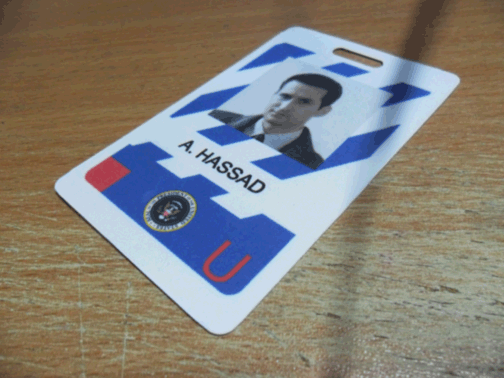 Aziz Hassad USSS ID card