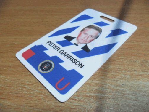Peter Garrison USSS ID card