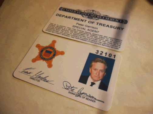 Peter Garrison USSS credentials