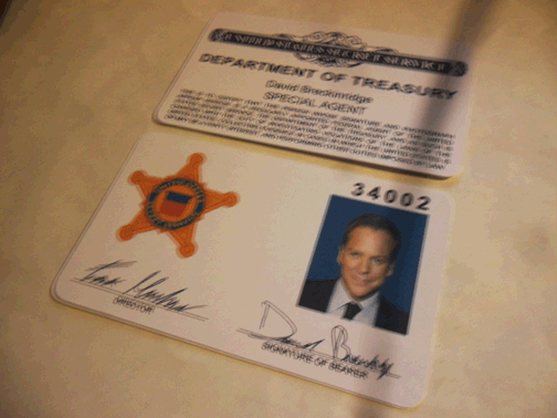 David Breckinridge USSS credentials