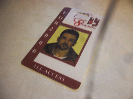 Killer fake G8 access card