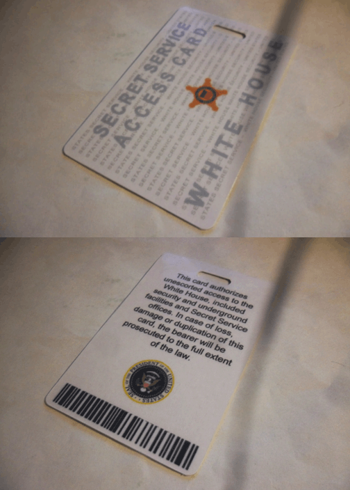 USSS White House access card