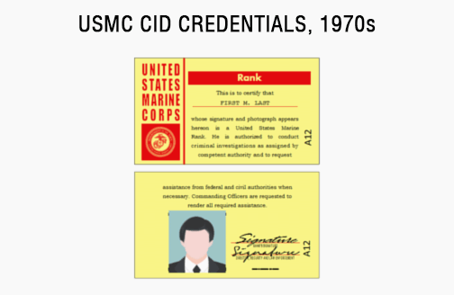 usaf oig credentials id card badge