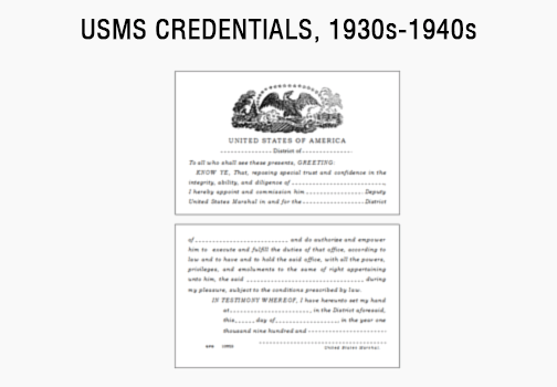 us marshals id card credentials badge